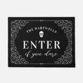 Geben Sie an, wenn Sie es wagen | Personalisiert H Fußmatte (Vorderseite)