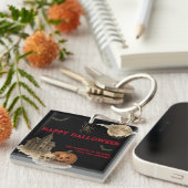 Geben Sie an, wenn Sie es wagen - Spooky Spuk Hous Schlüsselanhänger (Vorderseite rechts)