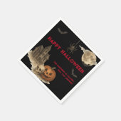 Geben Sie an, wenn Sie es wagen - Spooky Spuk Hous Serviette (Ecke)