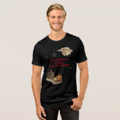 Geben Sie an, wenn Sie es wagen - Spooky Spuk Hous Tri-Blend Shirt (Vorderseite voll)