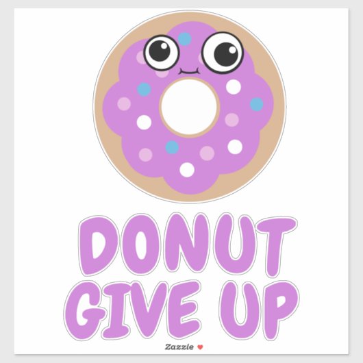 Geben Sie auf Aufkleber (Blatt)