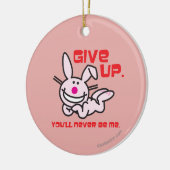 Geben Sie auf Keramikornament (Links)