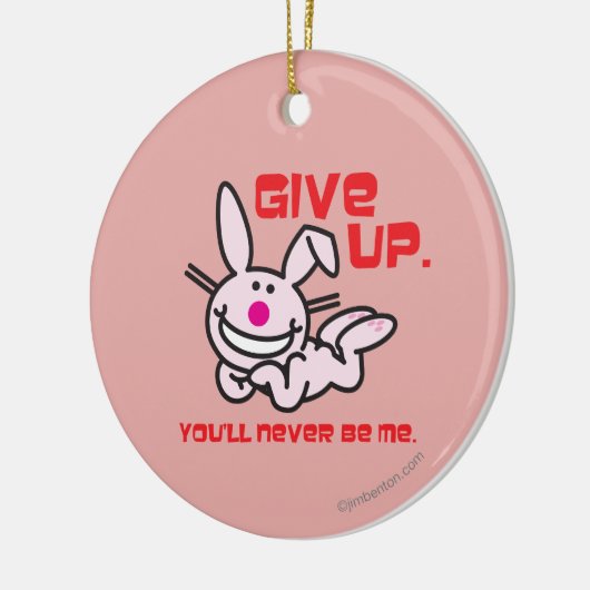 Geben Sie auf Keramikornament (Links)