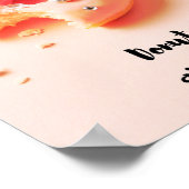 Geben Sie auf Poster (Ecke)