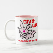 Geben Sie auf Zweifarbige Tasse (Links)