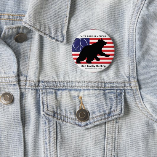 Geben Sie Bären eine Möglichkeit! Button (Beispiel)