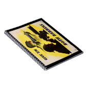 Geben Sie beiden Fässern WW2 Militär & Fabrik Arbe Notizblock (Rechte Seite)