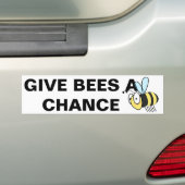 Geben Sie Bienen eine Möglichkeit Autoaufkleber (Auf Auto)