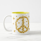 Geben Sie Bienen eine Möglichkeits-Tasse Zweifarbige Tasse (Links)