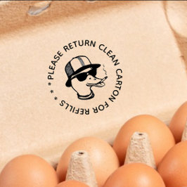 Geben Sie bitte die Briefmarke des Kartons zurück. Gummistempel