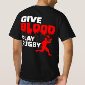 Geben Sie Blood Play Rugby T-Shirt (Rückseite)
