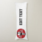 Geben Sie Blut-Spiel-Hockey Seitenschläferkissen (Vorderseite Vertikal)