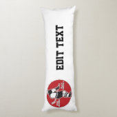 Geben Sie Blut-Spiel-Hockey Seitenschläferkissen (Rückseite (Vertikal))