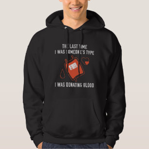 Geben Sie Blutspenden ein Hoodie