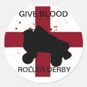Geben Sie Blutwalze Derby STICKER (Vorderseite)