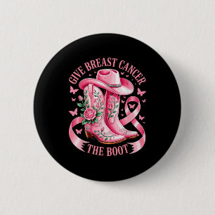 Geben Sie Brustkrebs dem Stiefmütterchen Brustkreb Button