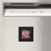 Geben Sie Brustkrebs dem Stiefmütterchen Brustkreb Magnet (In Situ (Geschirrspüler))