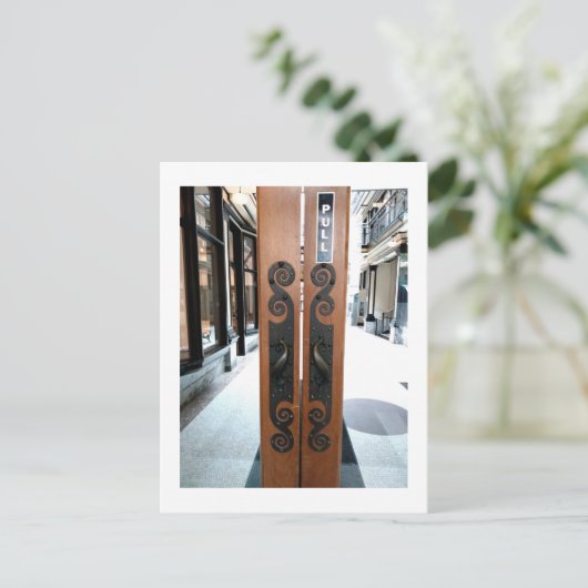 Geben Sie Buffalo Postcard ein Postkarte (Stehend Vorderseite)