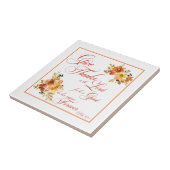 Geben Sie Dank an den Herrn Fall Aquarell Blumenko Fliese (Seite)