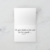 Geben Sie Dank Dankeskarte (Innenseite)