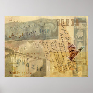 Geben Sie Dank für Erntedank Poster