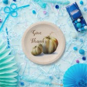 "Geben Sie Dank-" Herbst-Erntedank-Papier-Teller Pappteller (Party)