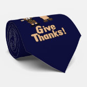 Geben Sie Dank! Krawatte (Gerollt)