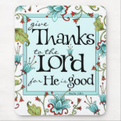 Geben Sie Dank - Mausunterlage Mousepad (Vorne)