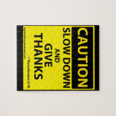 Geben Sie Dank Puzzle (Horizontal)