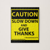 Geben Sie Dank Puzzle (Vertikal)