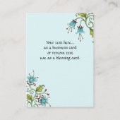 Geben Sie Dank - Schrifts-Karten Visitenkarte (Rückseite)