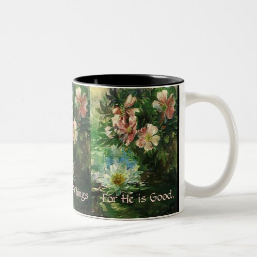 "Geben Sie Dank-" Tasse (Rechts)