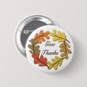 Geben Sie Dankknopf Button (Vorne & Hinten)