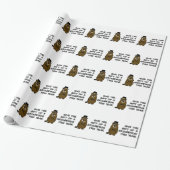 Geben Sie das Geschenk eines Groundhog in diesem J Geschenkpapier (Ungerollt)