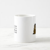 Geben Sie das Geschenk eines Groundhog in diesem J Kaffeetasse (Mittel)