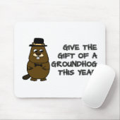 Geben Sie das Geschenk eines Groundhog in diesem J Mousepad (Mit Mouse)