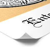 Geben Sie das Labyrinth ein Poster (Ecke)