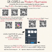 Geben Sie das QR-Zeichen für Liebe-Hochzeitssticht Poster