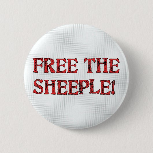 Geben Sie das Sheeple frei! Button (Vorderseite)