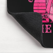 Geben Sie dem Brustkrebs das Bewusstsein für den w Mousepad (Ecke)