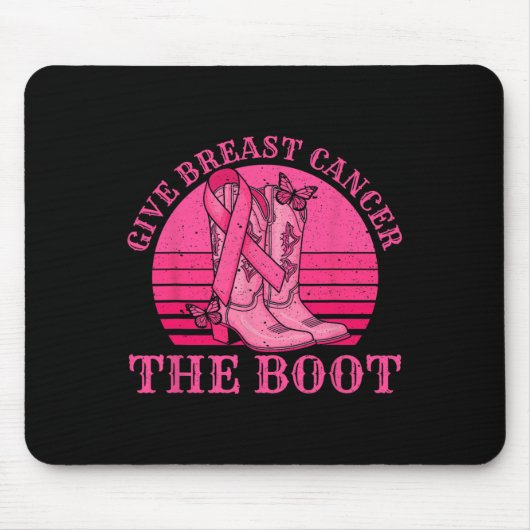 Geben Sie dem Brustkrebs das Bewusstsein für den w Mousepad (Vorne)