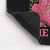 Geben Sie dem Brustkrebs das Bewusstsein für den w Mousepad (Ecke)