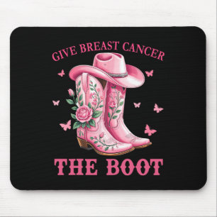 Geben Sie dem Brustkrebs das Bewusstsein für den w Mousepad