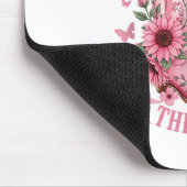 Geben Sie dem Brustkrebs das Bewusstsein für den w Mousepad (Ecke)