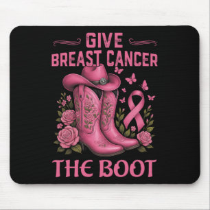 Geben Sie dem Brustkrebs das Bewusstsein für den w Mousepad