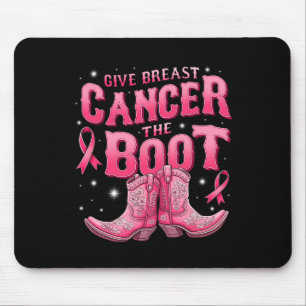 Geben Sie dem Brustkrebs das Bewusstsein für den w Mousepad