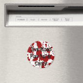 Geben Sie dem Derby-Magnet den Blutspielroller Magnet (In Situ (Geschirrspüler))