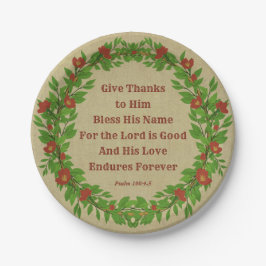 Geben Sie dem Glück, dass sein Name Lord gut ist - Pappteller