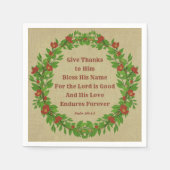 Geben Sie dem Glück, dass sein Name Lord gut ist - Serviette (Vorderseite)