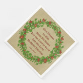 Geben Sie dem Glück, dass sein Name Lord gut ist - Serviette (Ecke)